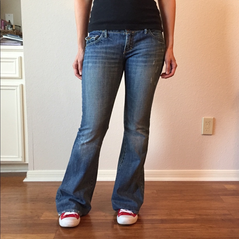 Abercrombie & Fitch hipster flare jeans